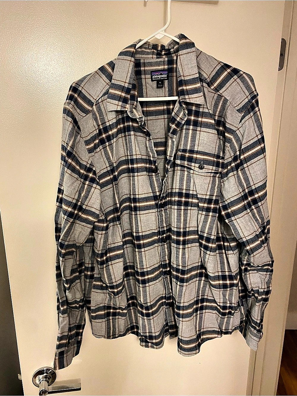 Patagonia Men's Long-Sleeved Organic Cotton Midweight Fjord Flannel Shirt Fjord